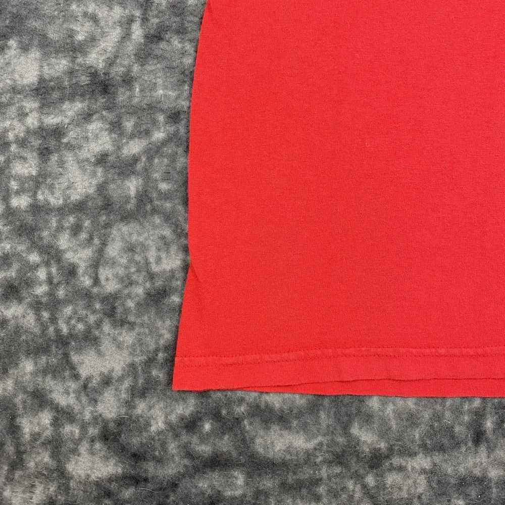 Tommy Hilfiger TShirt Mens Size M Spellout Logo V-neck VTG 90s Made in USA - Picture 3 of 13